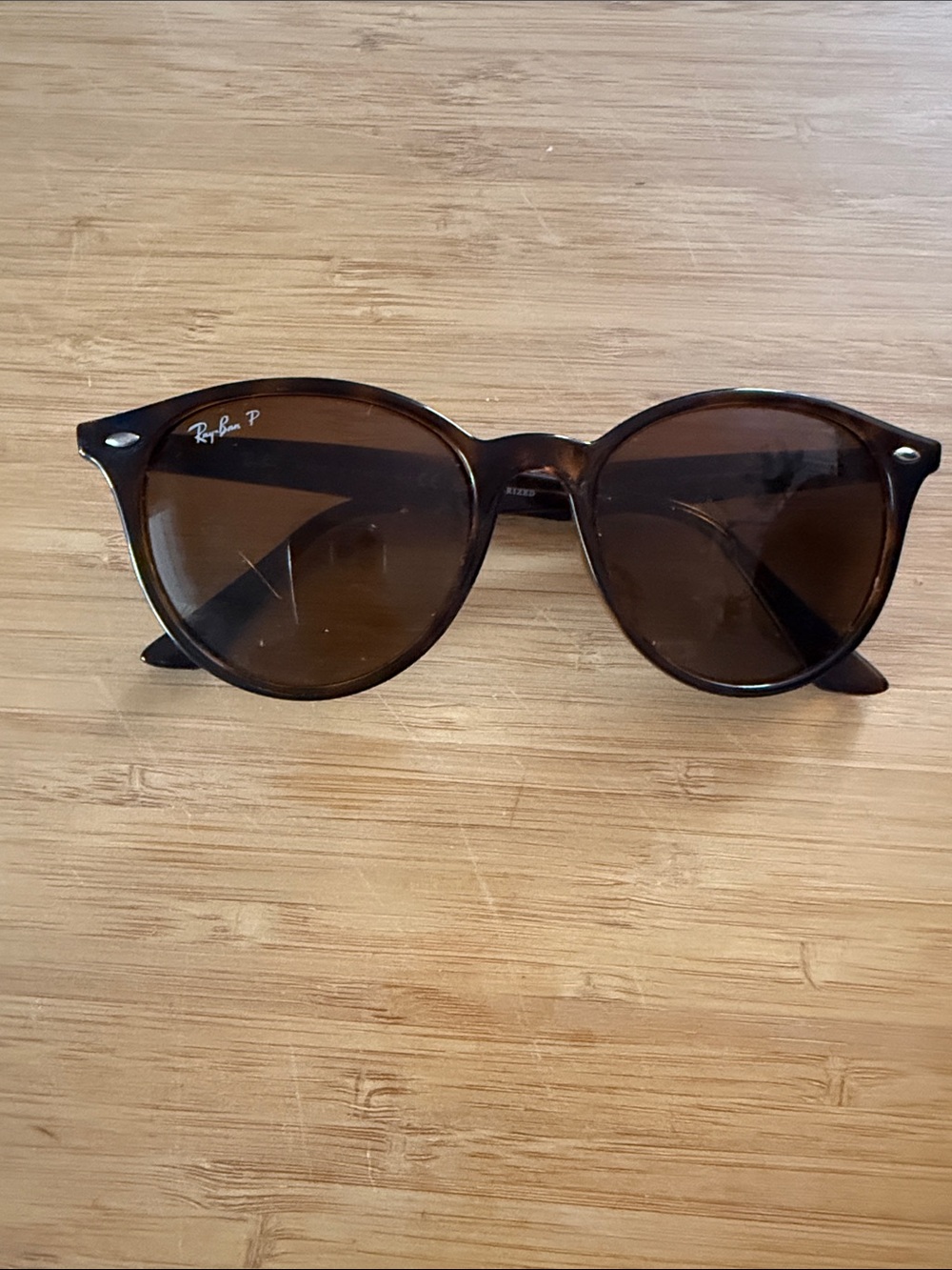 Polarized Ray-Ban Brown Sunglasses RB4305